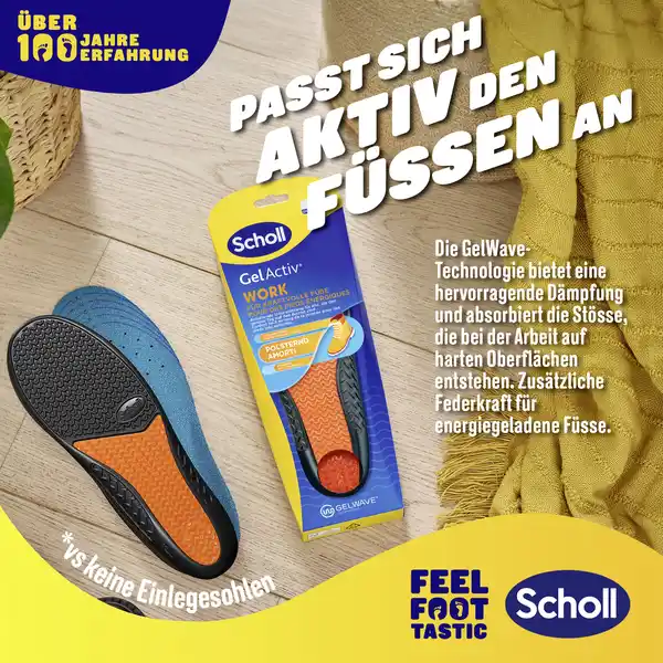 GelActiv Einlegesohlen WORK Gr. S (35-40,5)