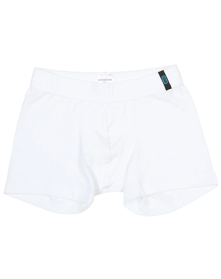 Boxer-Shorts UNICO BASIC BOY 2er-Pack in weiß