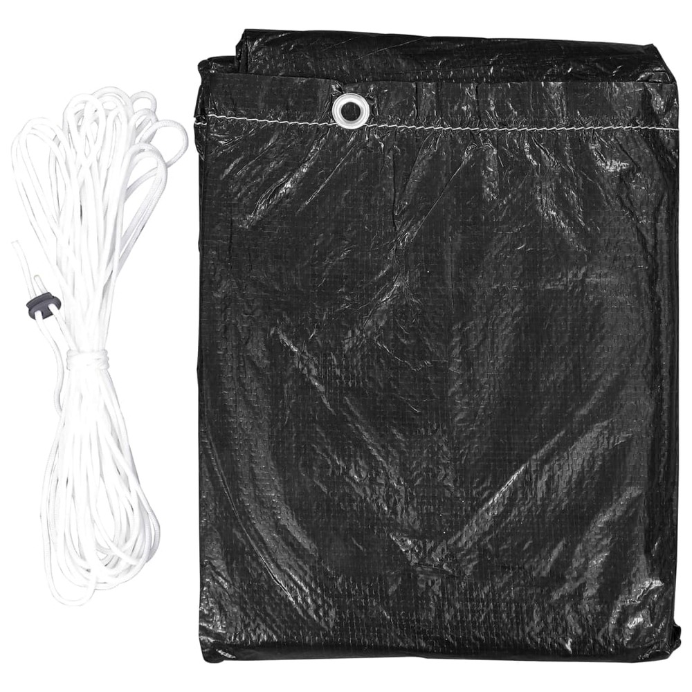 Housses de salon de jardin 2 pcs 12 œillets 325x205x90 cm