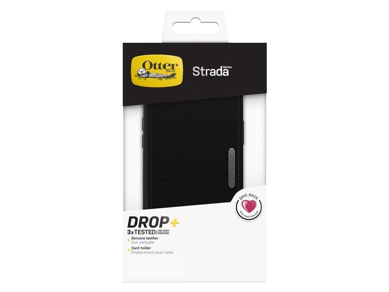 Otterbox Book Cover Strada iPhone 12 / 12 Pro Schwarz Schutzhülle für das Apple iPhone 12/iPhone 12 Pro