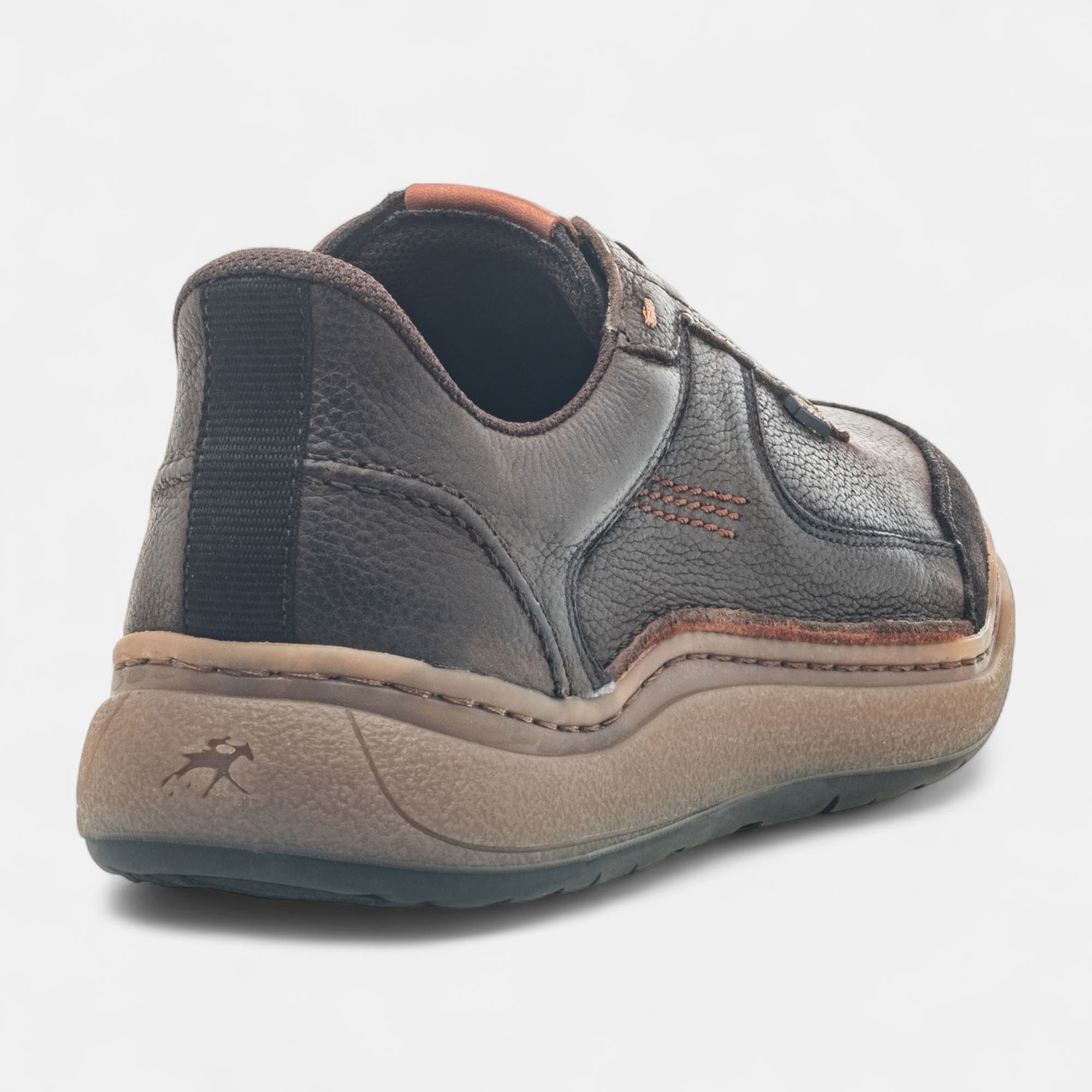 Baskets basses Homme en cuir marron