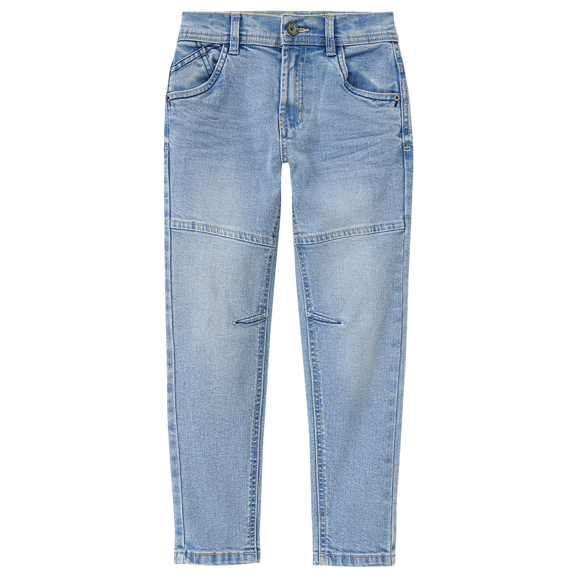 Topolino Jungen Straight-Jeans mit Ziernähten hellblau
