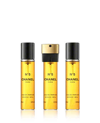Chanel No. 5 edp purse spray refill 3x20ml