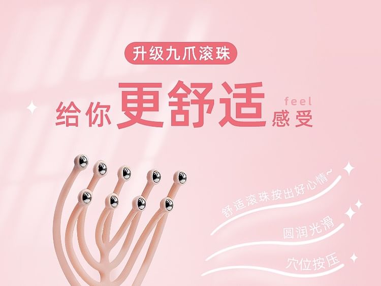 Miumi - Roller Plastic Hoofdhuid Massager
