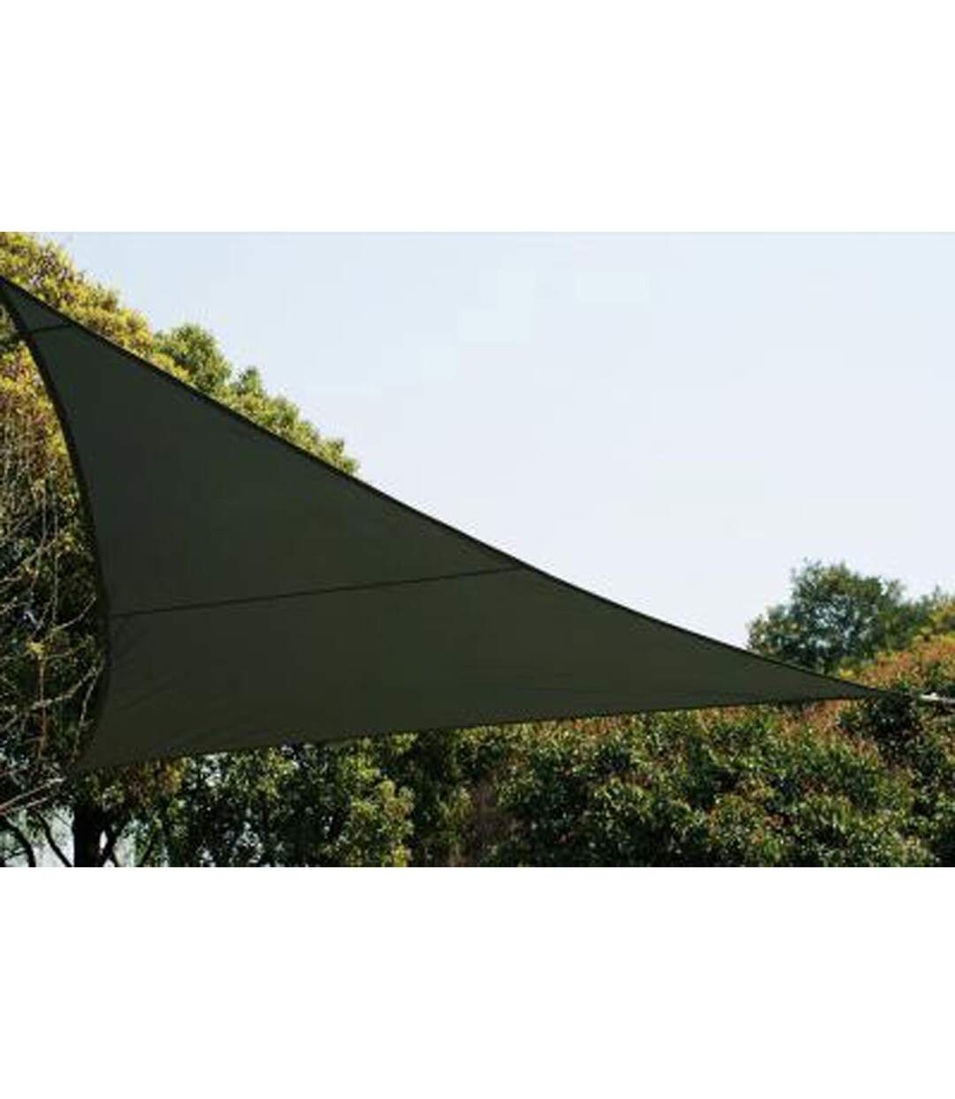 Voile d'ombrage triangulaire Curacao - 5 x 5 x 5 m - Bleu Gris