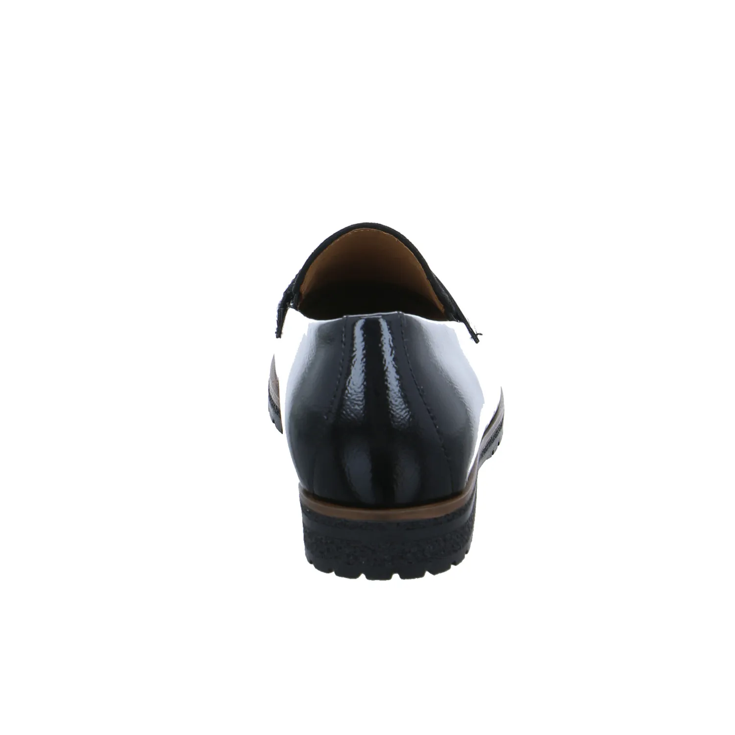 GABOR Slipper Schwarz Leder