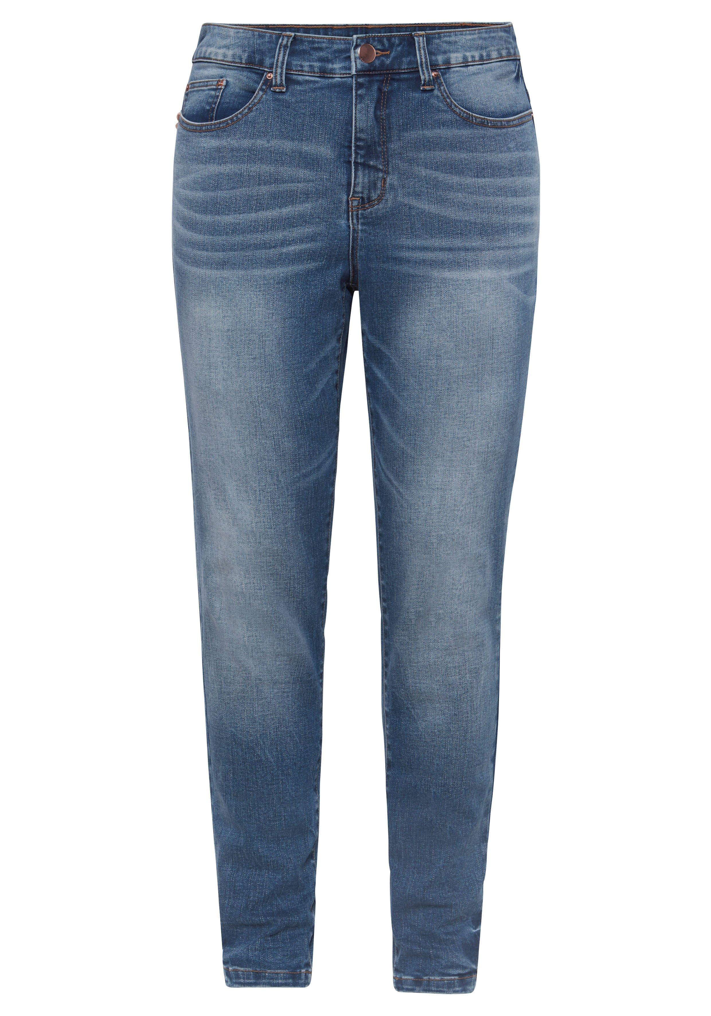 Skinny Stretch-Jeans mit Bodyforming-Effekt