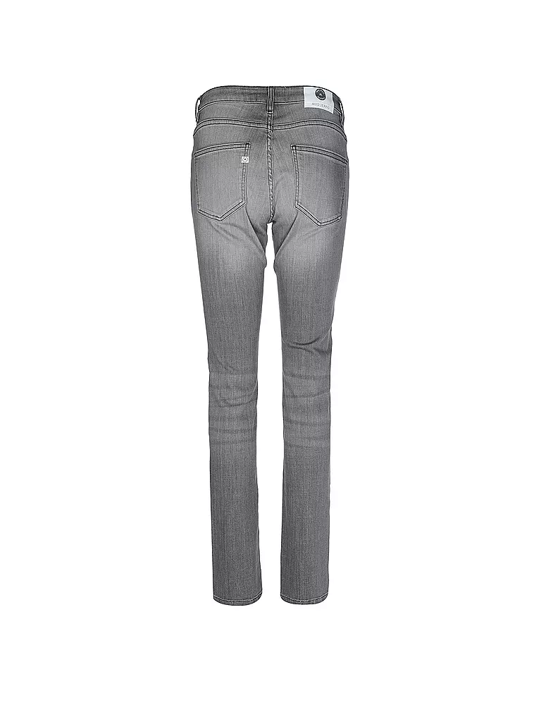 MUD JEANS Jeans Straight Fit FAYE schwarz