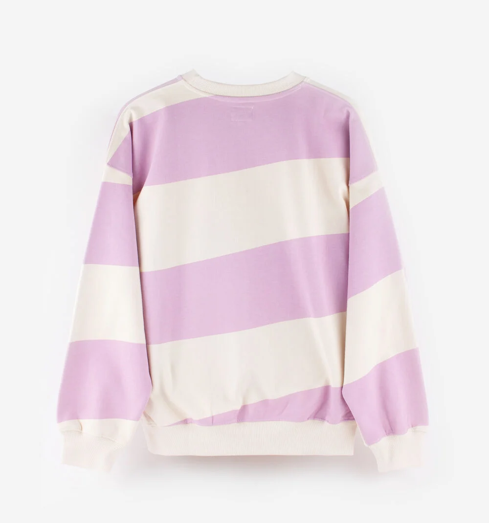 SWEAT-SHIRT À RAYURESROSA