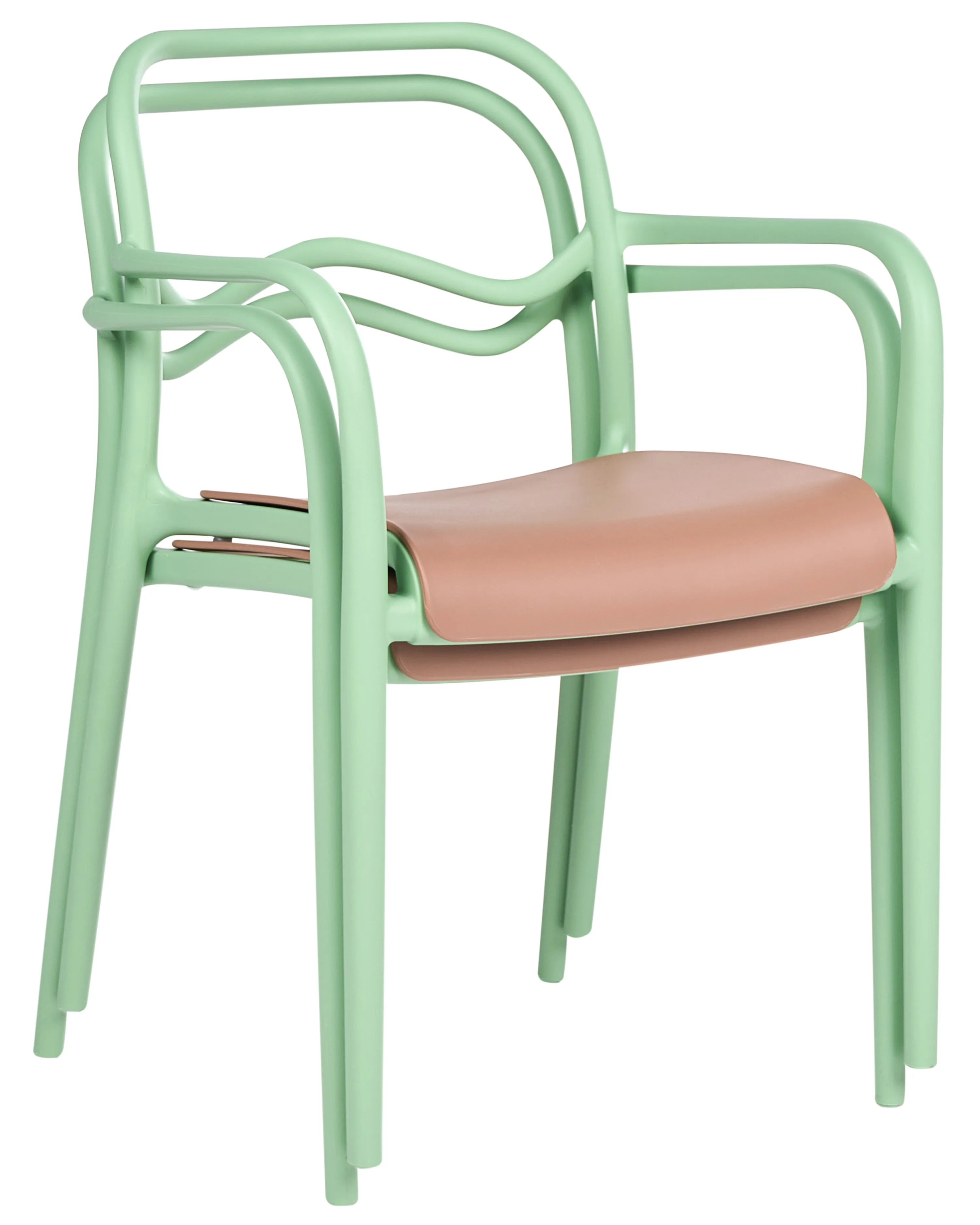 Set van 2 tuinstoelen THASOS Synthetisch materiaal Groen
