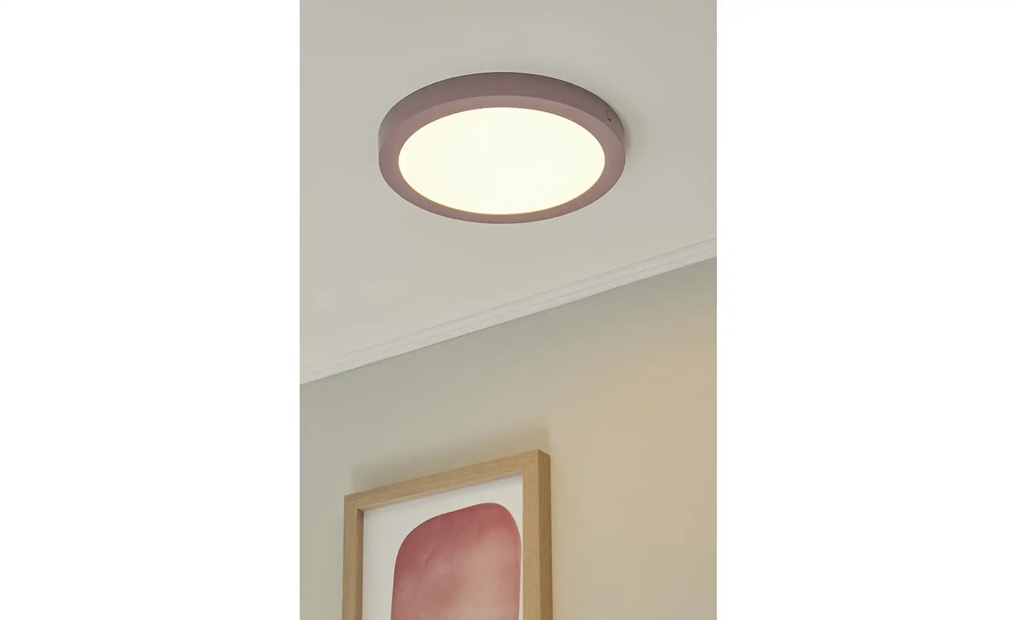LED-Deckenleuchte, rund, violett