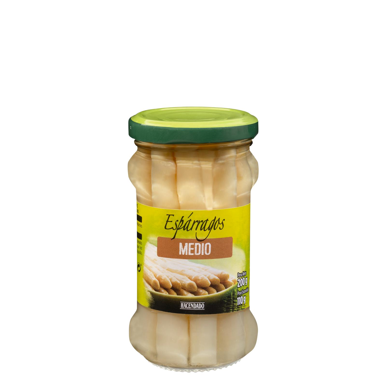 Asperges blanches moyennes Hacendado
