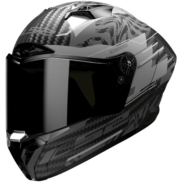LS2 - Casque FF805 Thunder GP Aero Polar Noir Mat