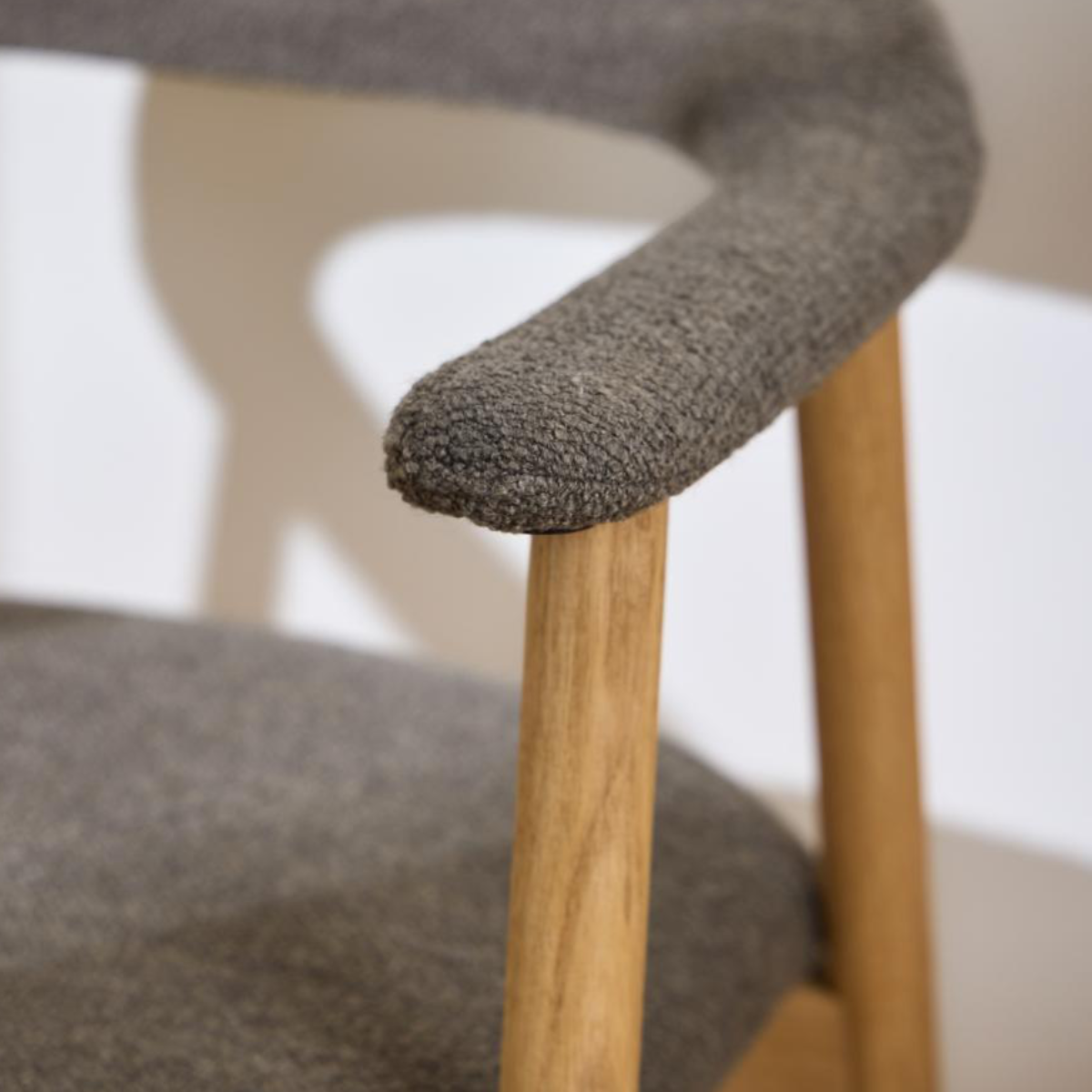 Eetkamerstoel Joren taupe - set van 2