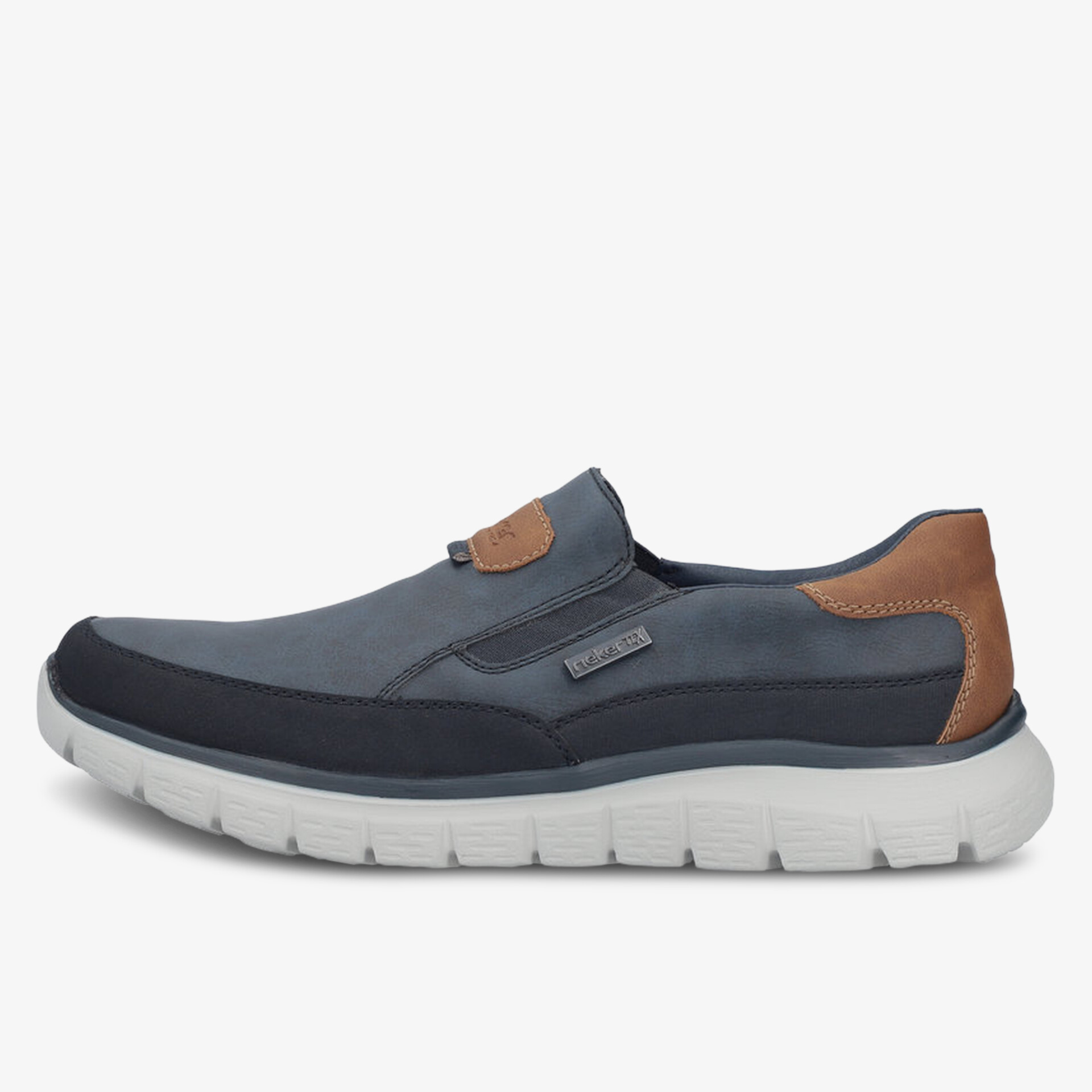 rieker Herren Slipper blau