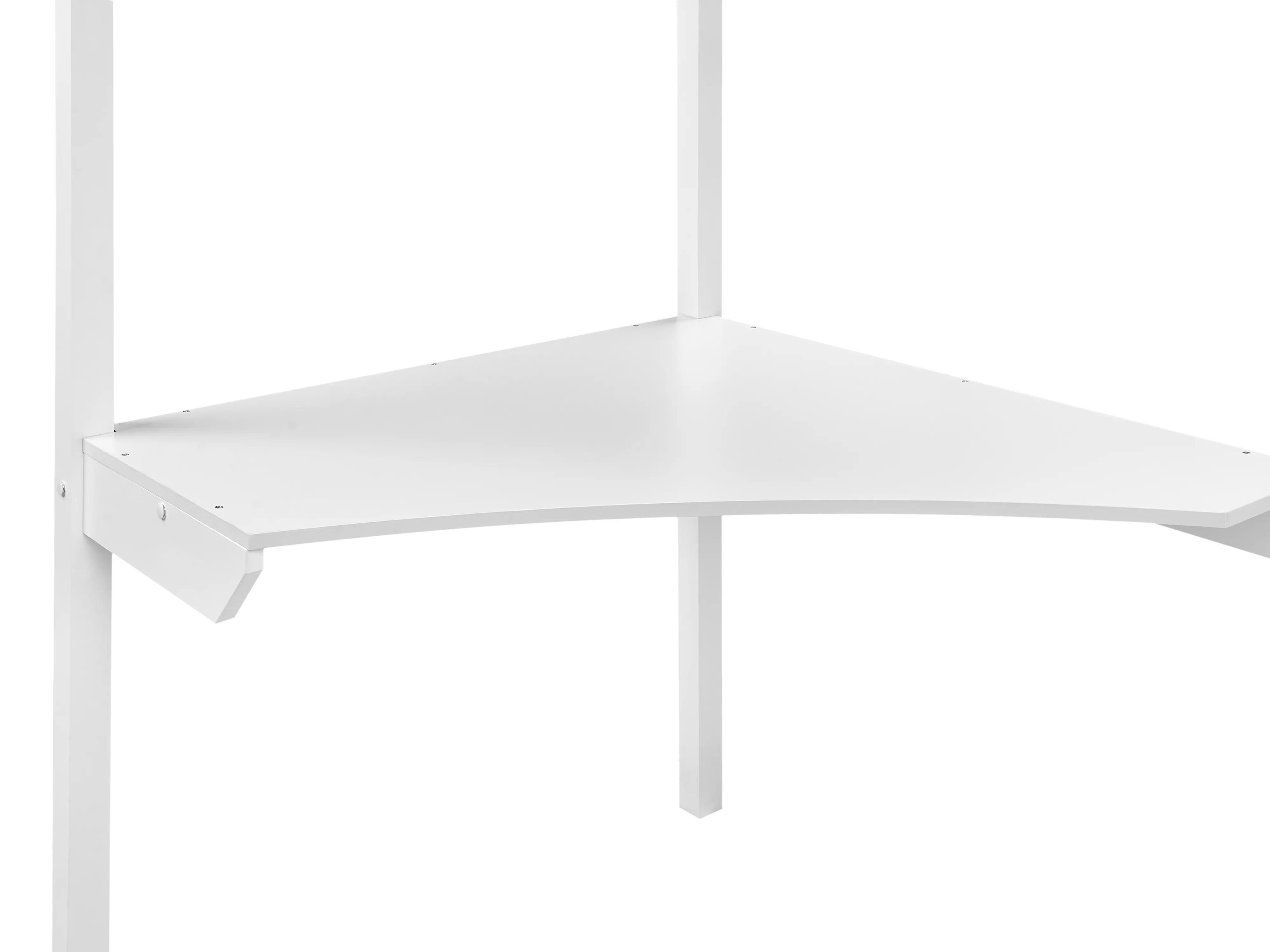 Hoogslaper met bureau Dennenhout LOURY 90 x 200 cm Wit