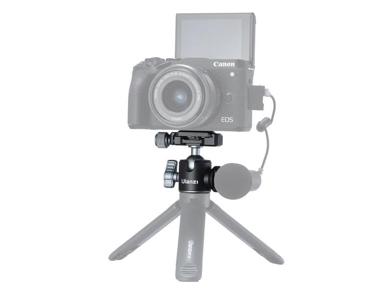 Ulanzi Kugelkopf U-80L Vielseitiger Kugelkopf für kompakte digitale Video- und Systemkameras