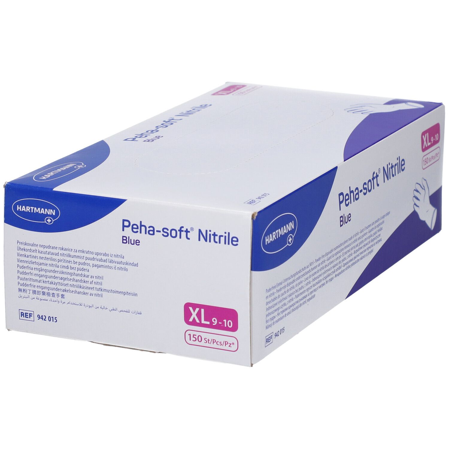 Peha-soft® nitrile blue puderfrei XL