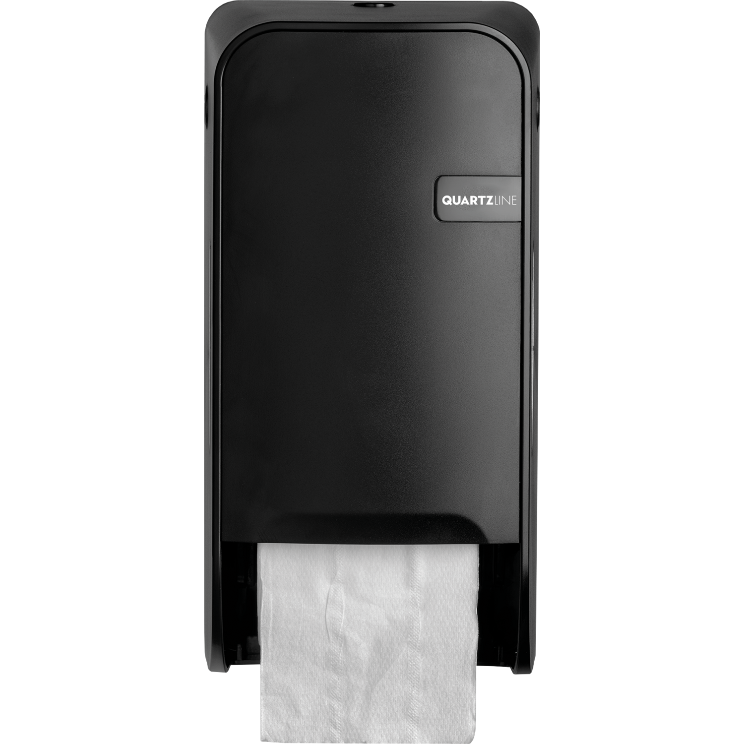 QuartzLine Duo-doproldispenser, 323x167x163mm, zwart