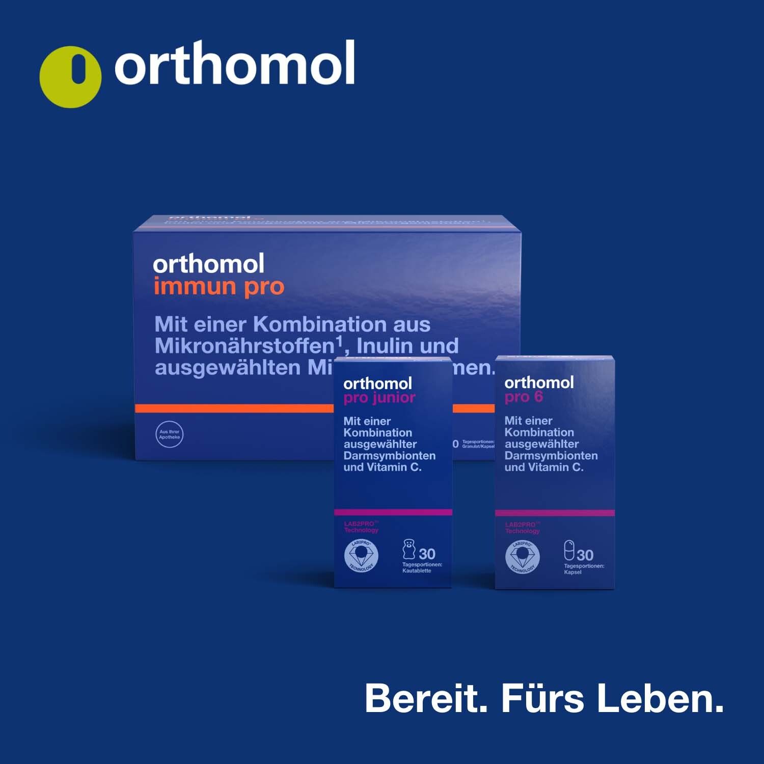 Orthomol Pro metabol - enthält eine Kombination ausgewählter Darmsymbionten und Zink - Kapseln