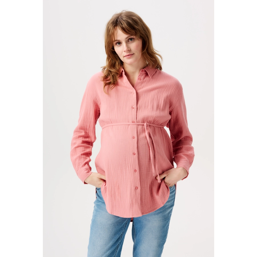 Noppies Bluse Arles nursing blouse long slee Dusty Rose