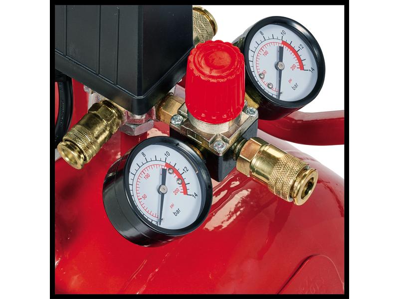 Einhell Kompressor TE-AC 360/50/10 V Robuster Dauerläufer für hohe Anforderungen