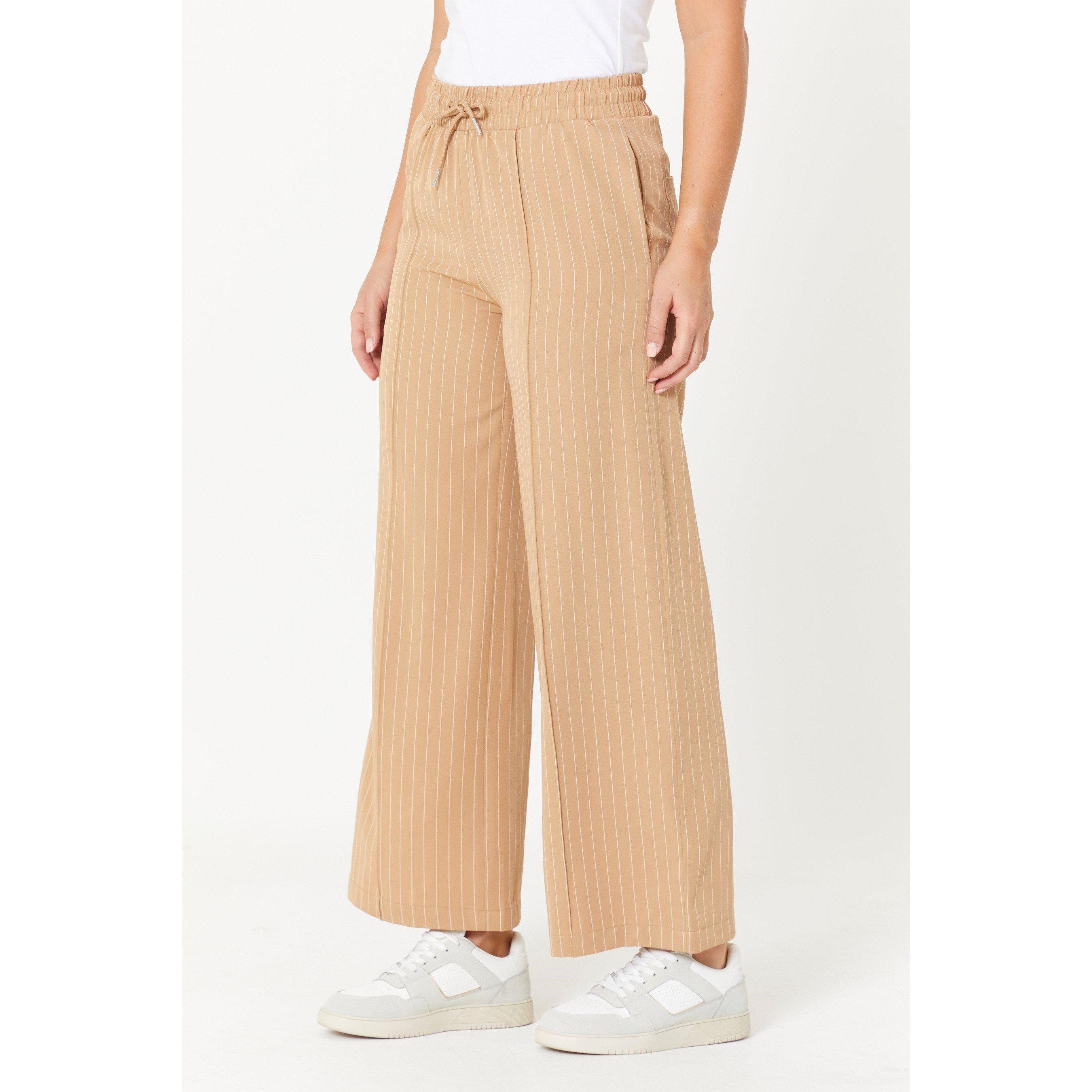 Be You Studio Pinstripe Wide Leg Trousers