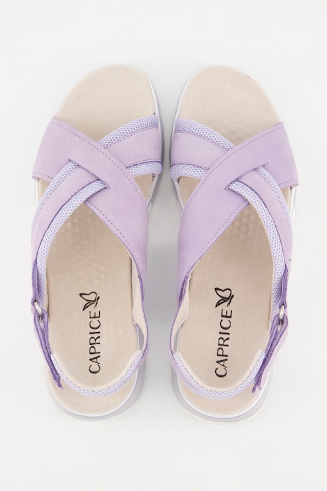Caprice Sandalen, gekreuzte Riemen, Weite H