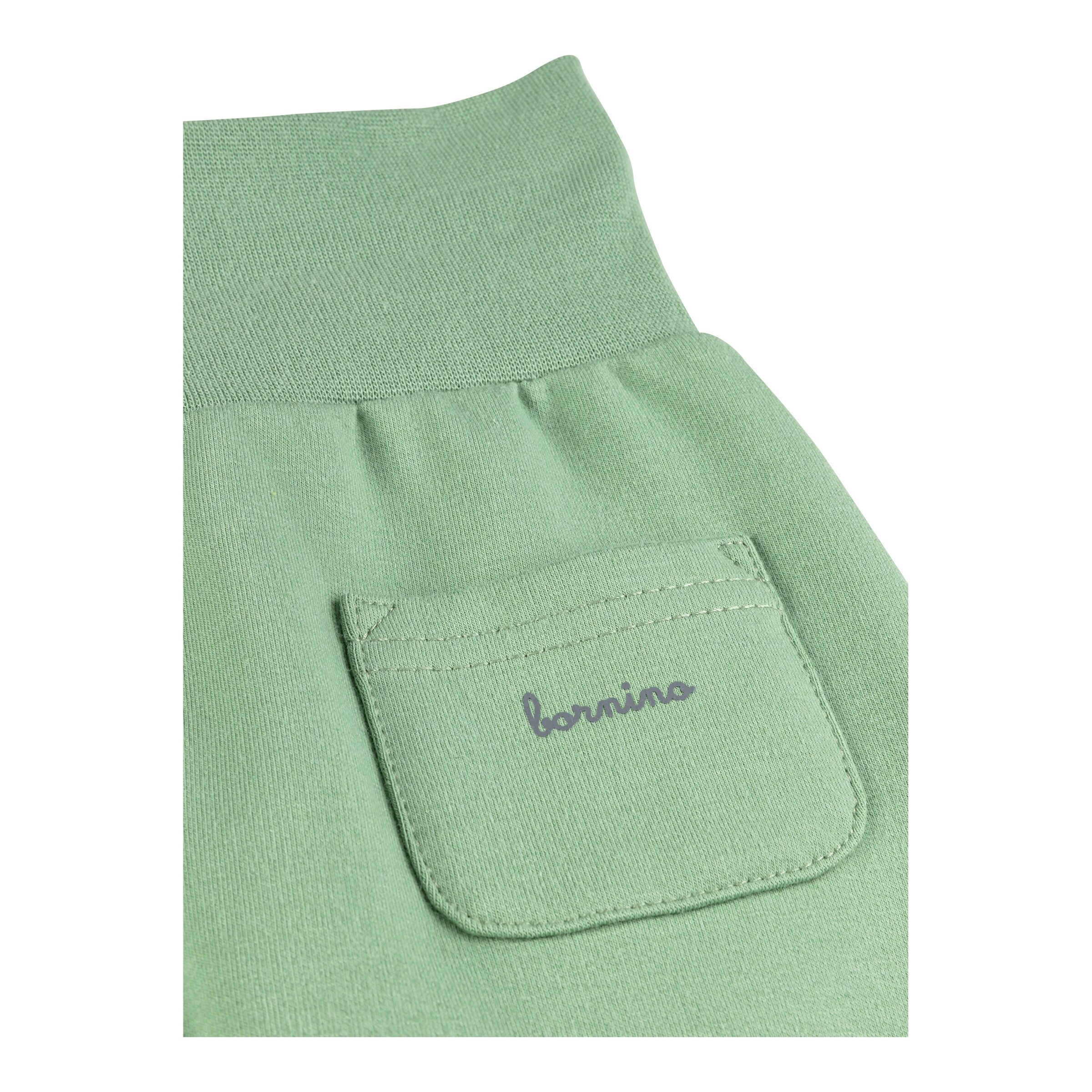 Bornino - Summer Beach Jogginghose mit Po-Applikation Krabbe grün