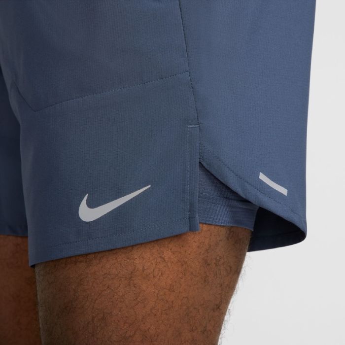Nike Herre Shorts Dri-FIT Stride 2in1 7 Inch Shorts Blå