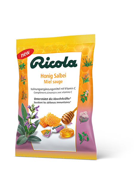 Ricola Kräuterbonbons<br>75 g, Beutel, Honig Salbei mit Zucker