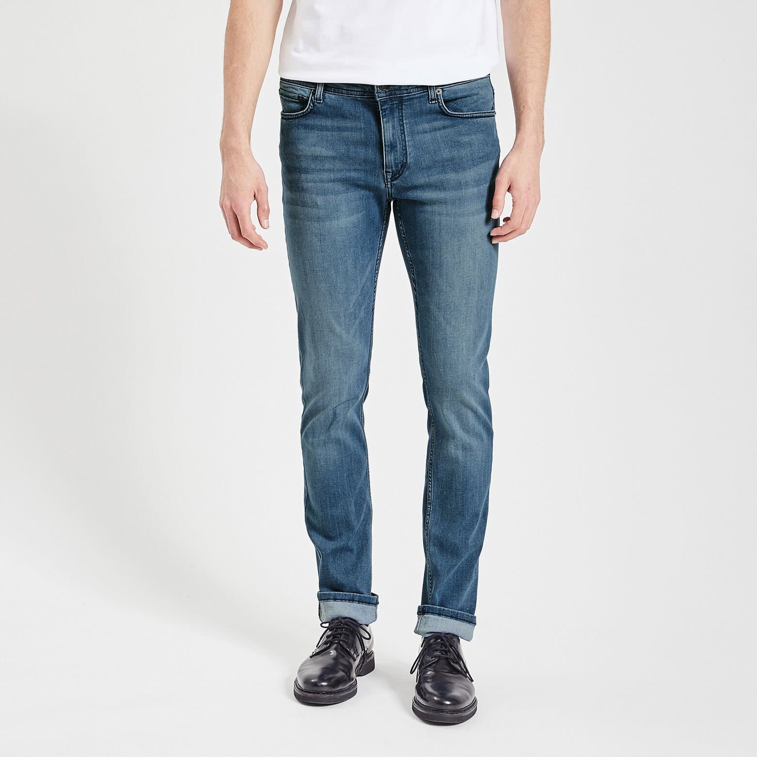Jean slim urbanflex 4 longueurs Bleu