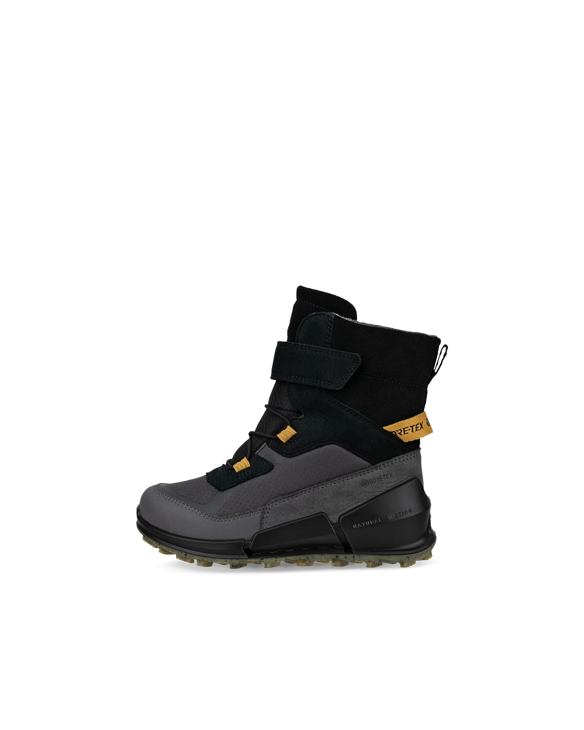 ECCO BIOM K2 Kinder Winterstiefel aus Nubukleder mit Gore-Tex Schwarz