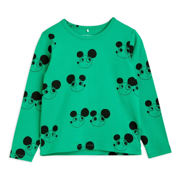 Mini Rodini T-Shirt Coton Bio Ritzrats | Vert
