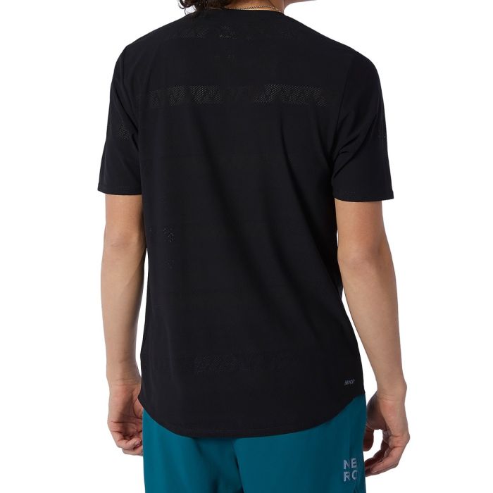Q Speed Jacquard Short Sleeve Men løbe-T-shirt