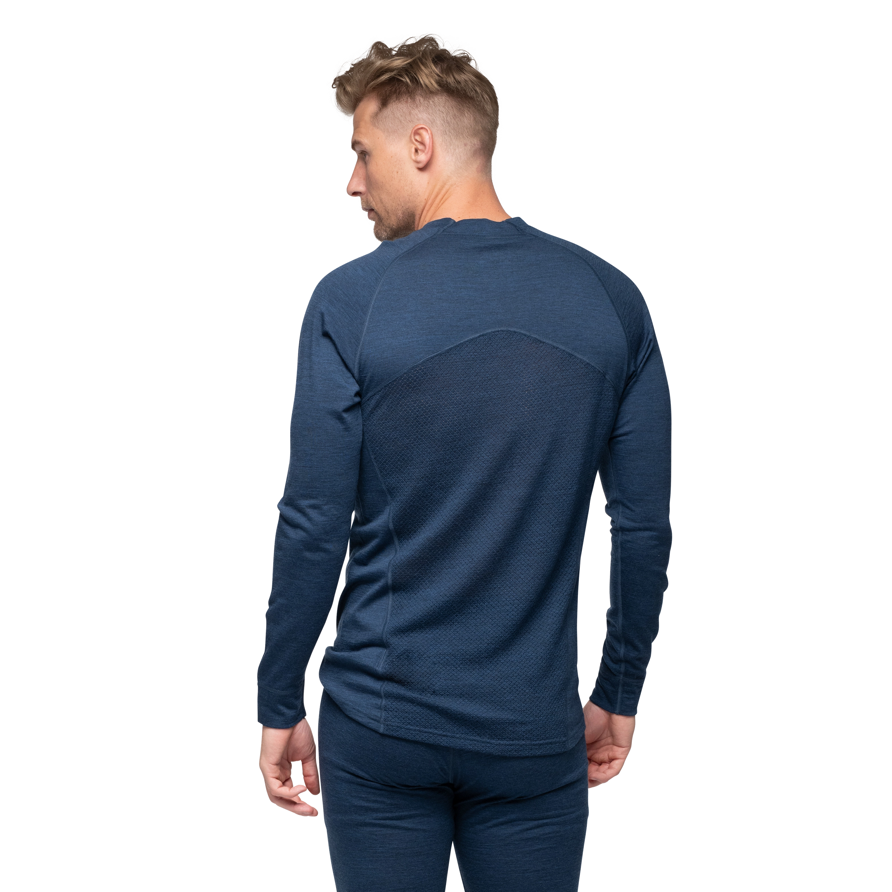 Inner:Pure Merino Long Sleeve Men Navy Blue