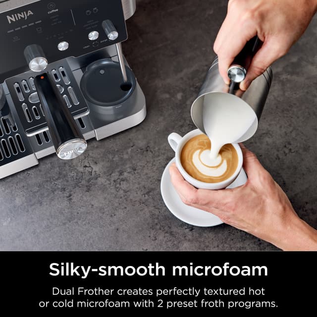 Ninja Luxe Cafe Essential espressomaskine ES501EU (sølv)