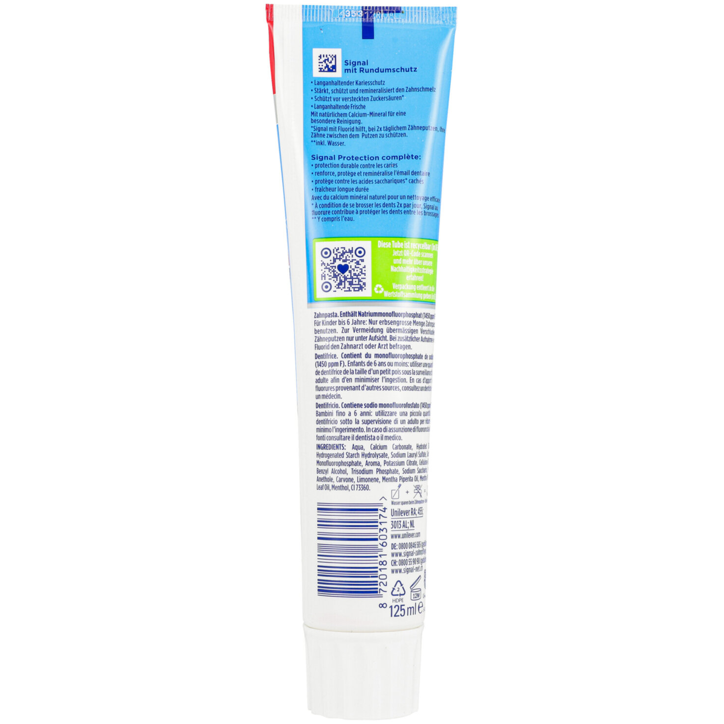Signal Zahnpasta Kariesschutz Anti-Caries