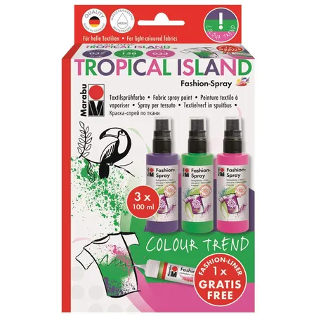 Marabu Fashion Spray Trend-Line Tropical Island