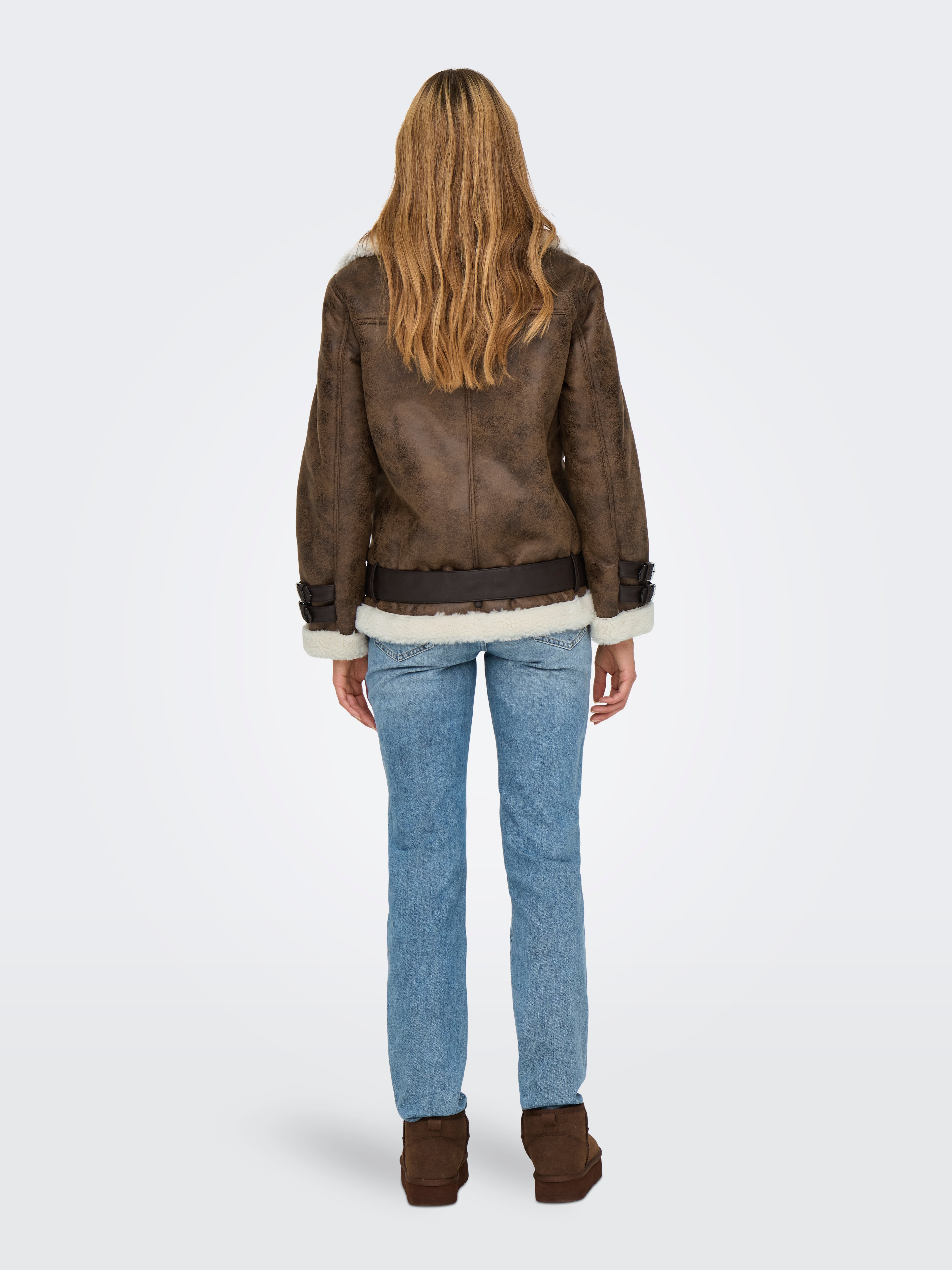 ONLOLYMPIA Kunstlederjacke Chocolate Chip