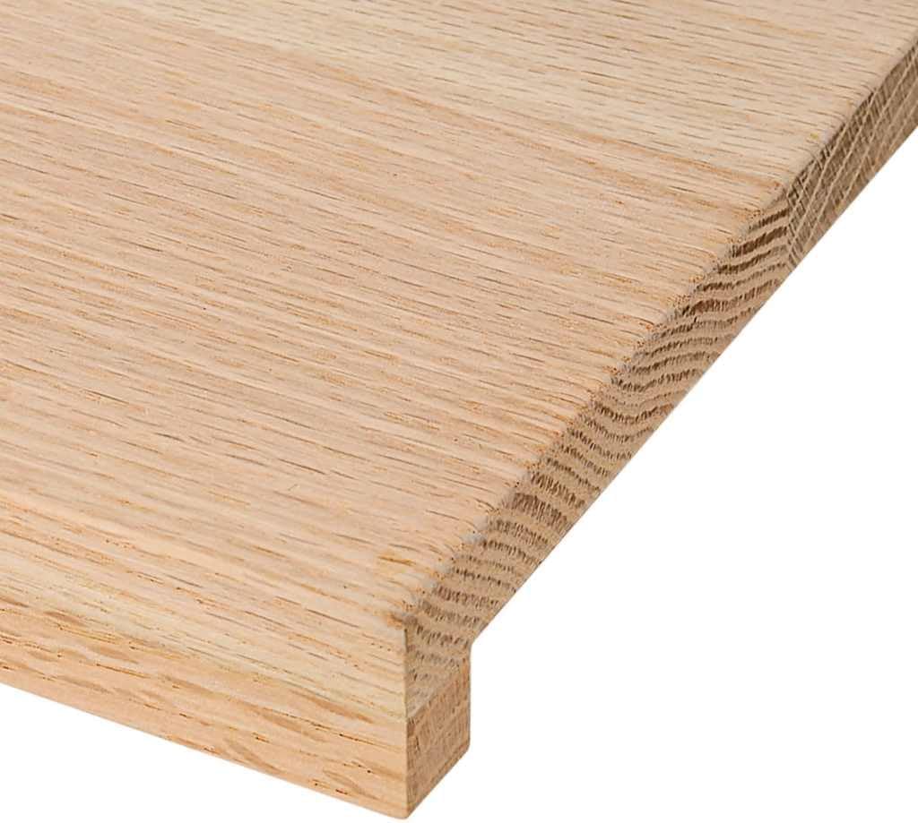 vidaXL Treppenstufen 12 STK. Unbehandelt 90x30x2 cm Massivholz Eiche, Treppenstufe für Holztreppen, Treppenstufe Holz, Fenstersims, Treppenstufe Eiche