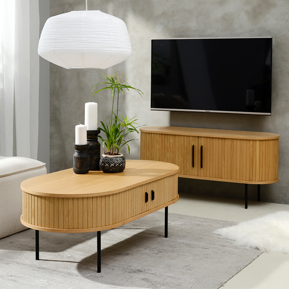 Salontafel Lenn Wit eiken