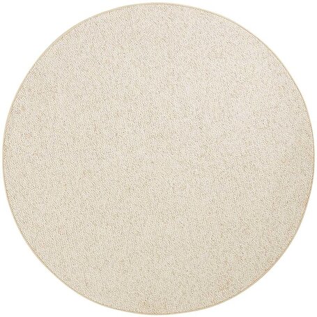 Vloerkleed Rond Wool - Creme