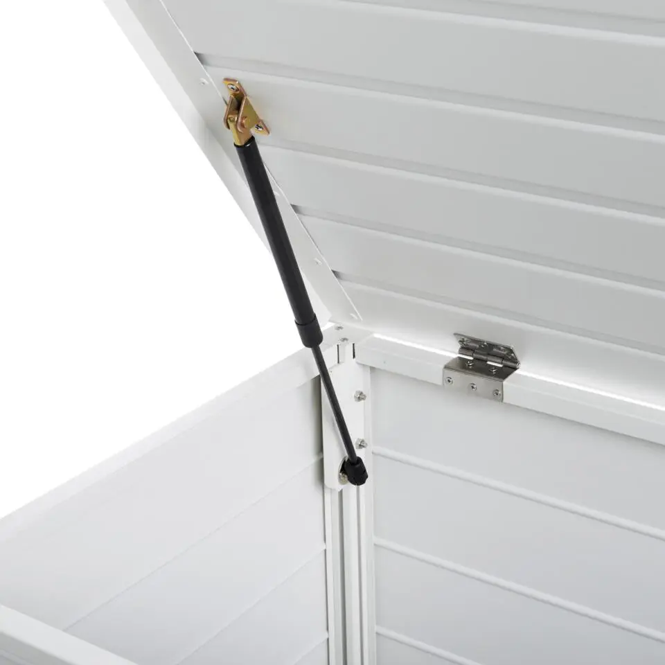CAMPALTO - Kussenbox - Wit - 123 x 60 cm - Aluminium