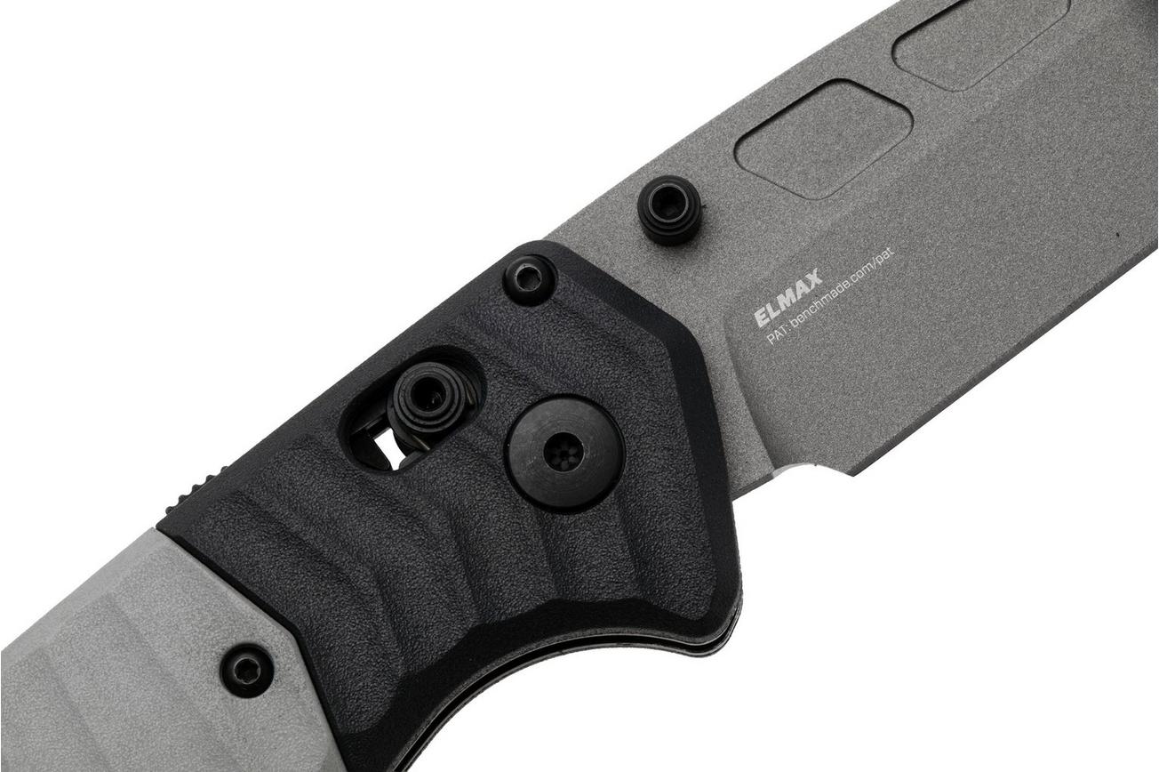 Benchmade P.S.K. 593GY-02 Cerakote Elmax, Tempest Gray FRN, outdoorzakmes