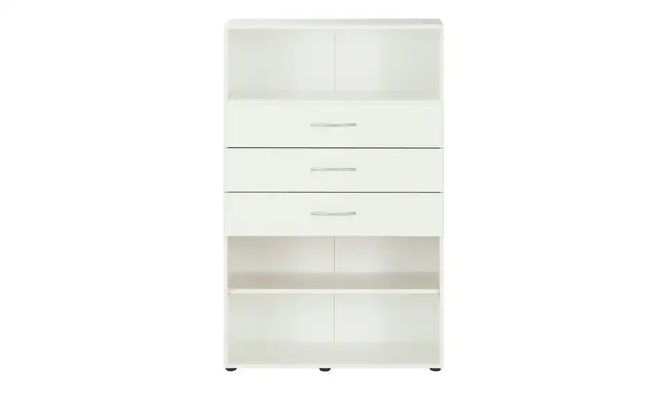 Regal Multischrank-System 80 cm 126 cm Weiß