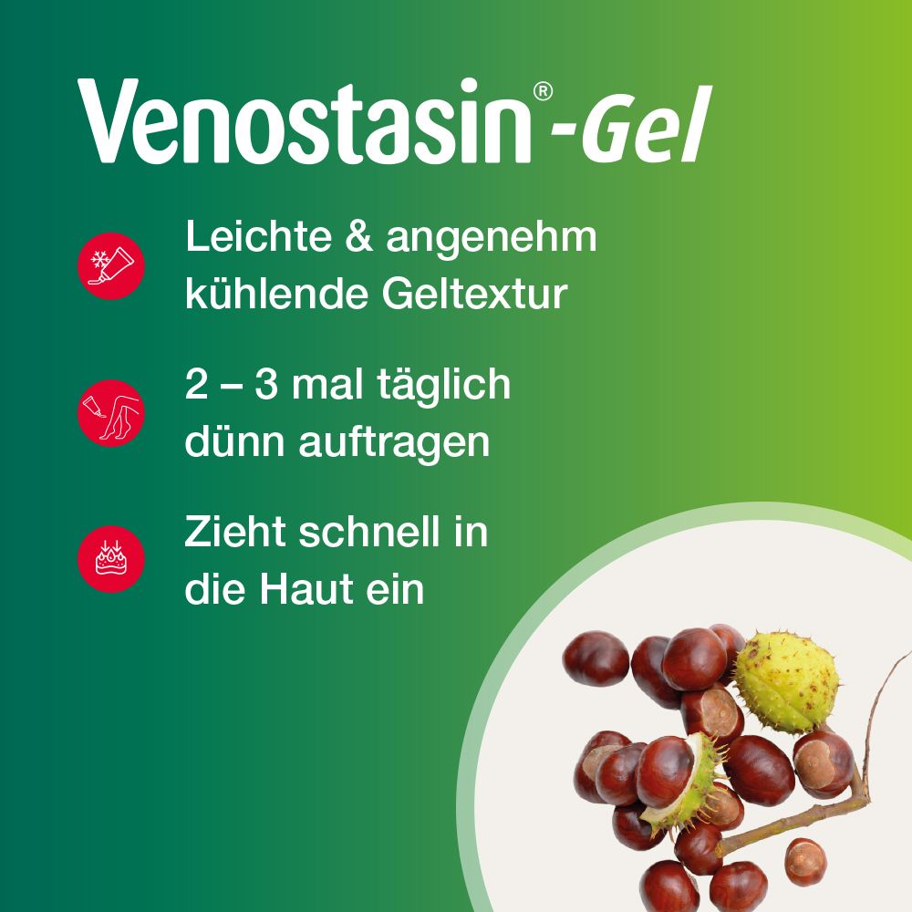 VENOSTASIN Gel Aescin kühlend für müde Beine