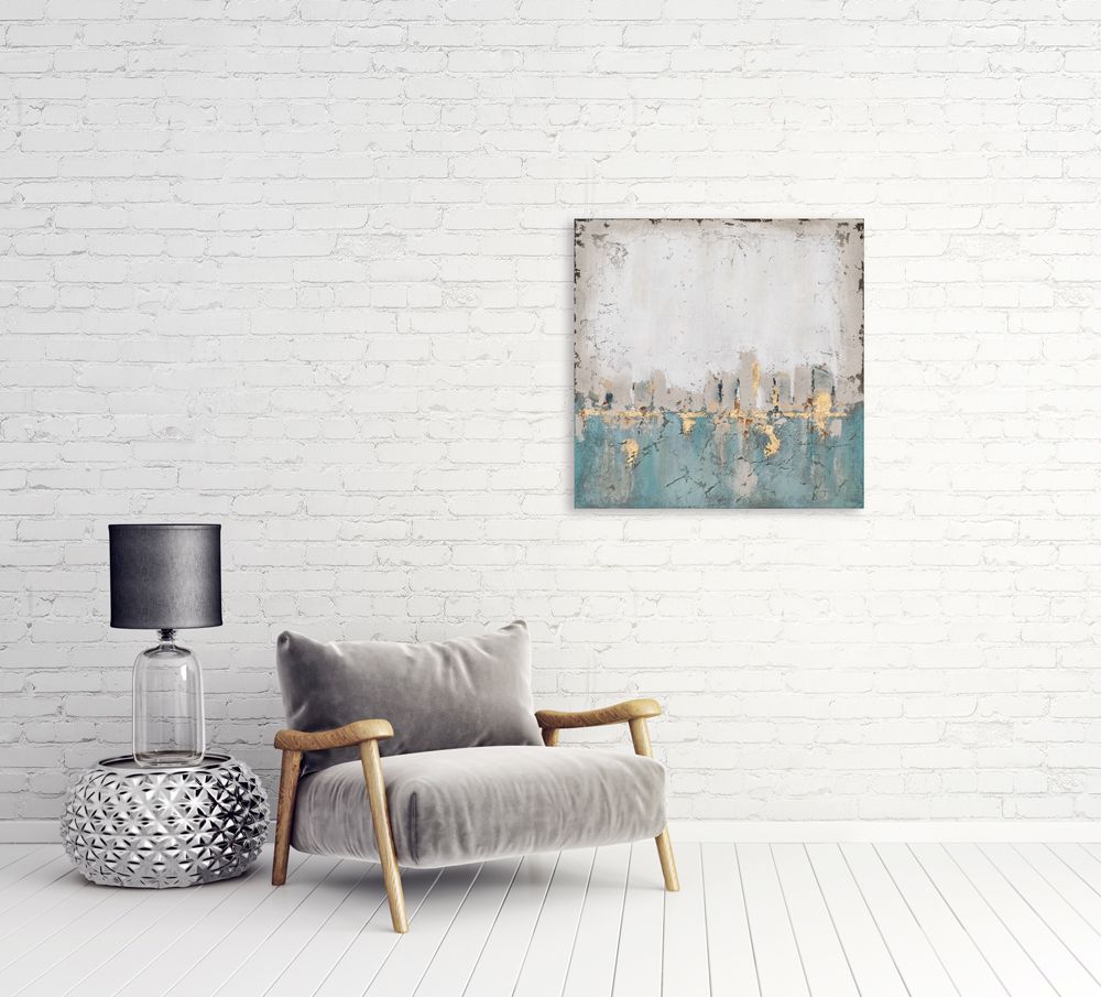 Gemälde ABSTRAKTE SKYLINE