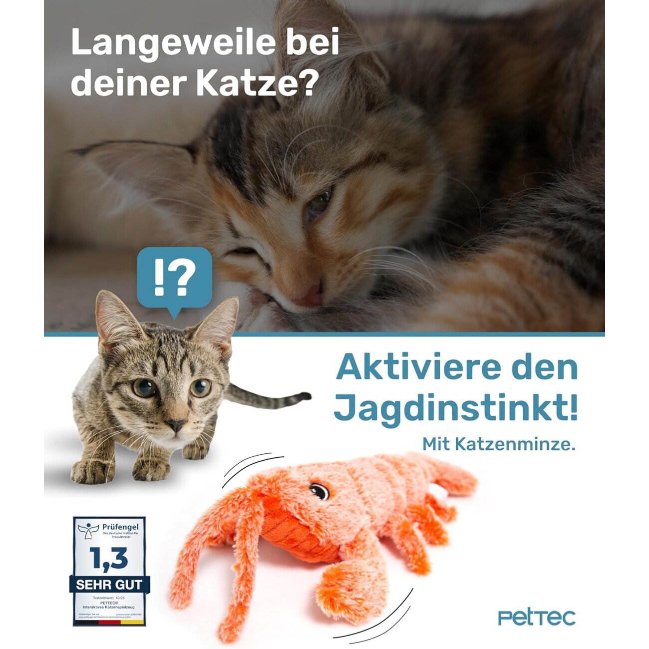 PetTec interaktives Plüschtier - Hummer
