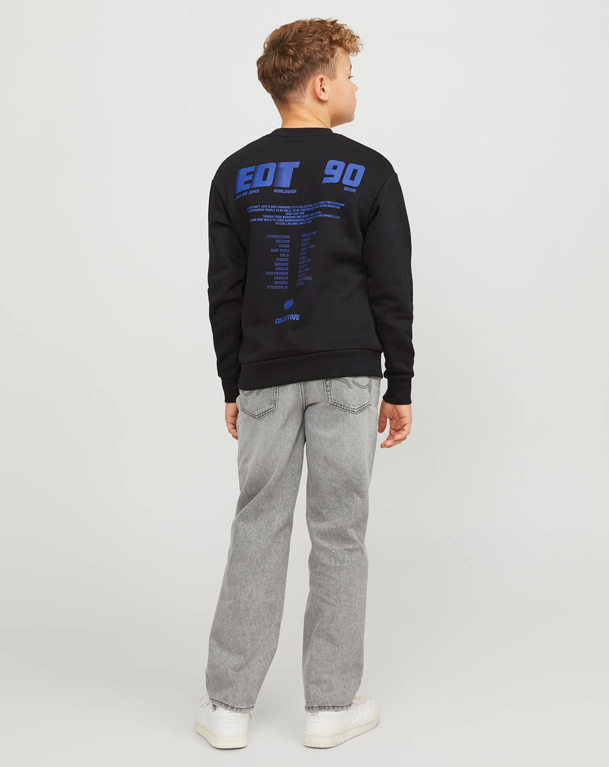 Jeans JJICHRIS JJORIGINAL MF 92 in grey denim